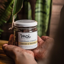 [MOI-COR-EXFOLIANTE] Exfoliante Cacao y Menta 180gr